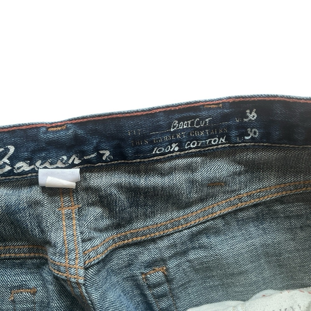 Eddie Bauer Men's Size 36W x 30L Bootcut Jeans Medium Wash 100% Cotton - Picture 3 of 9